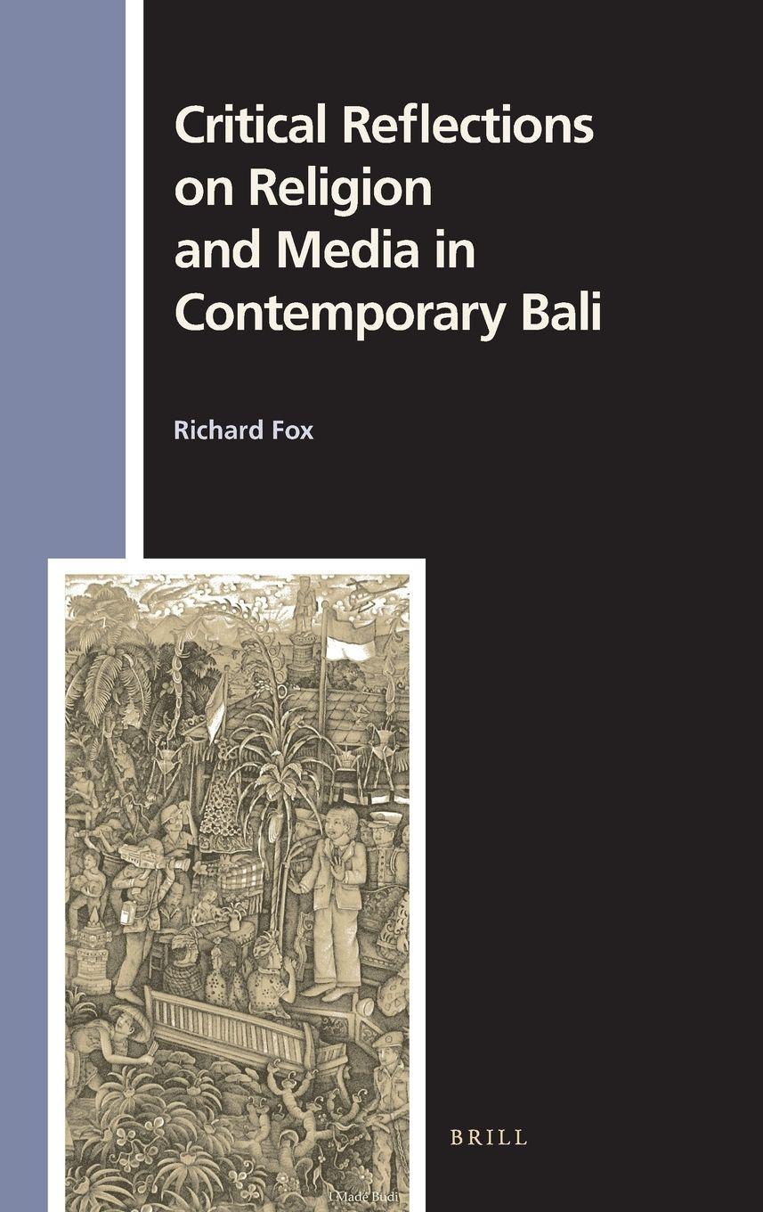 Vorderes Coverbild Critical Reflections on Religion and Media in Contemporary Bali