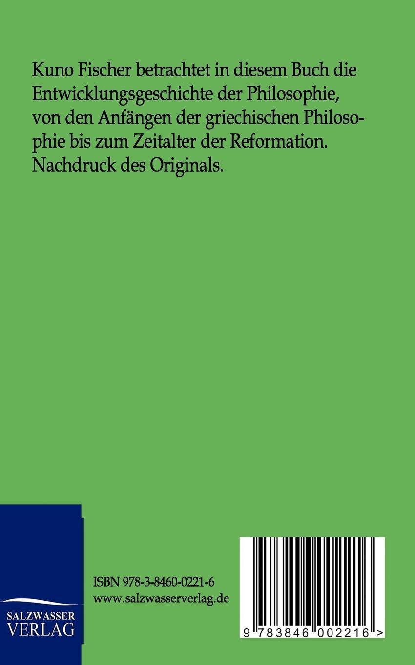Rückseitencover Einleitung in die Geschichte der neuern Philosophie