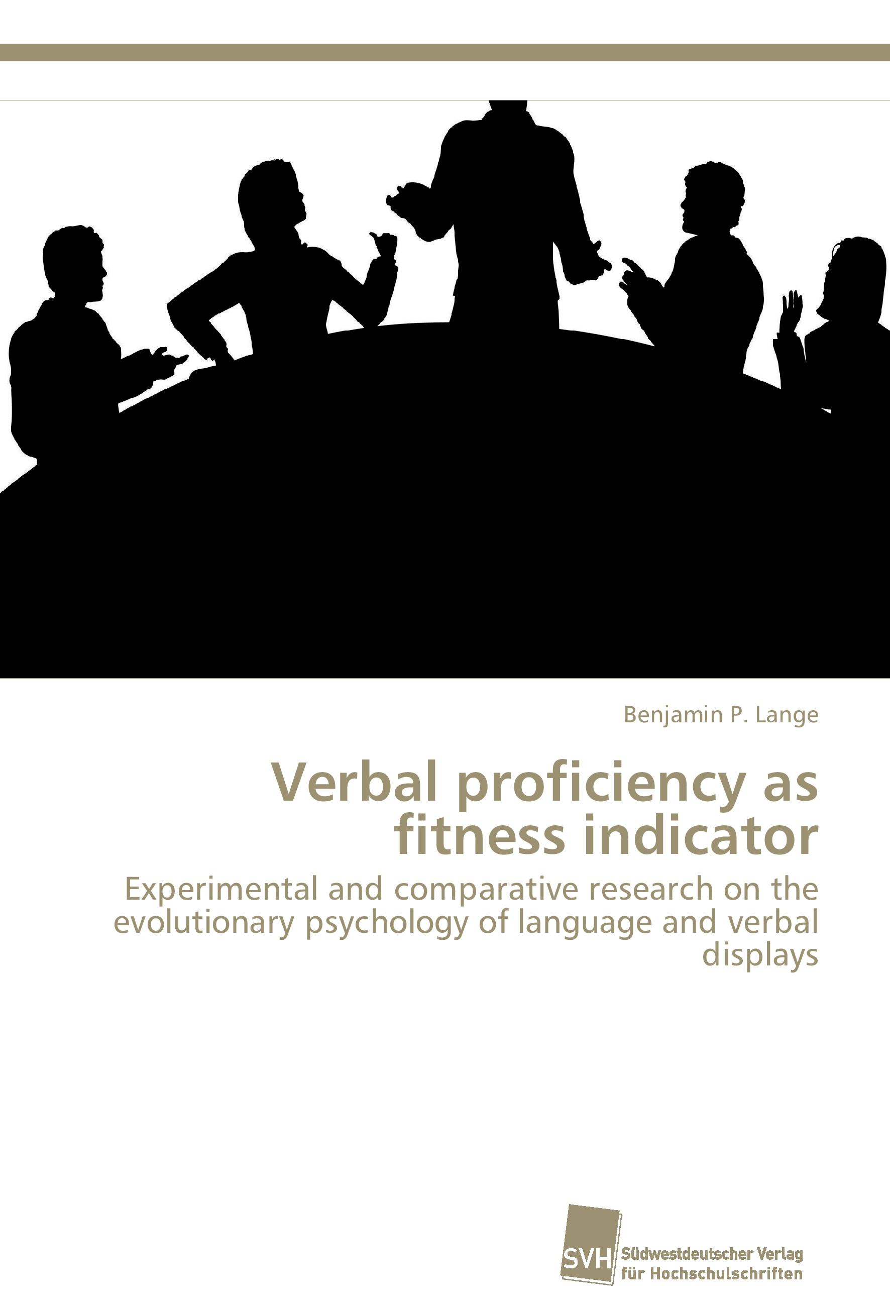Vorderes Coverbild Verbal proficiency as fitness indicator