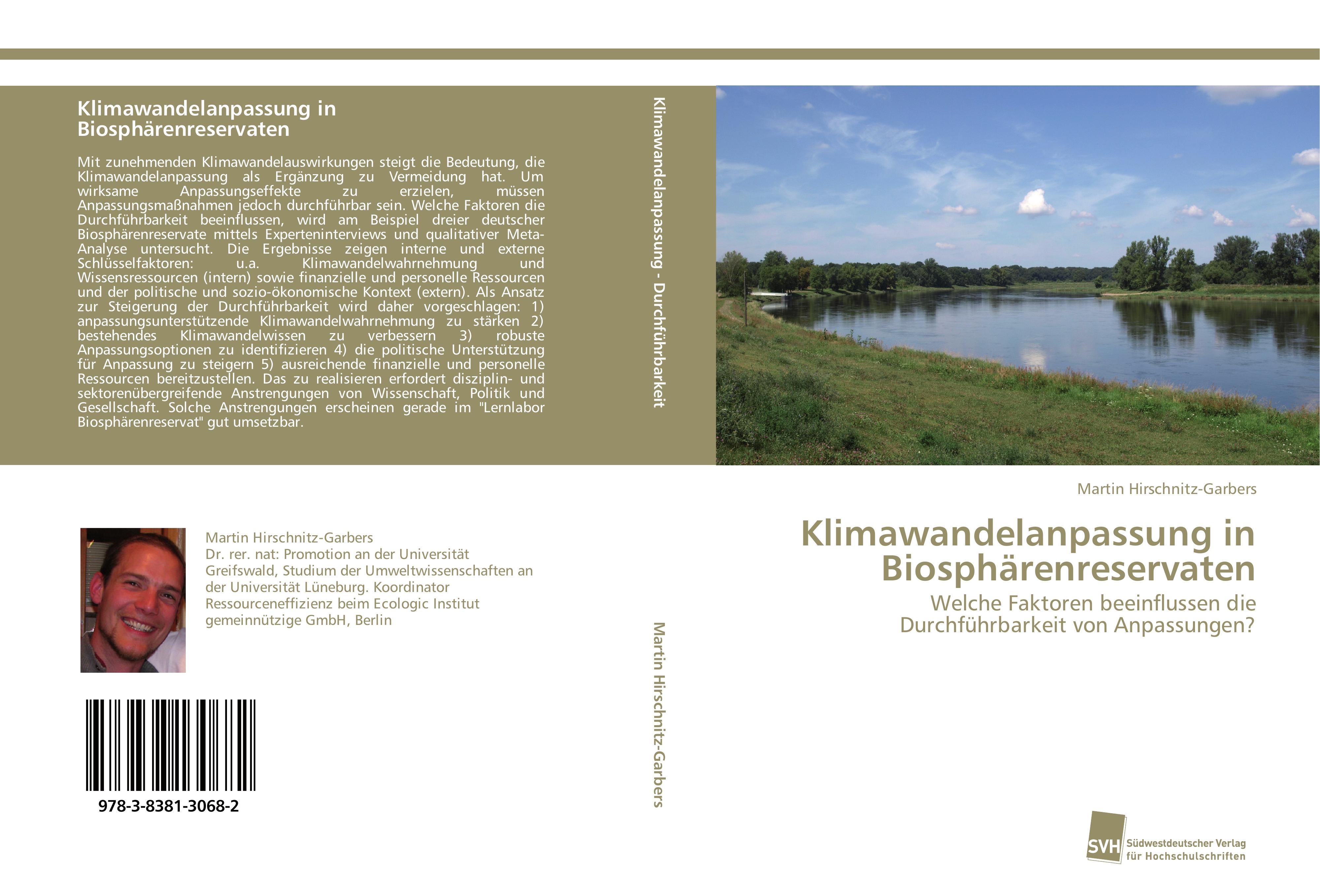 Vorderes Coverbild Klimawandelanpassung in Biosphärenreservaten