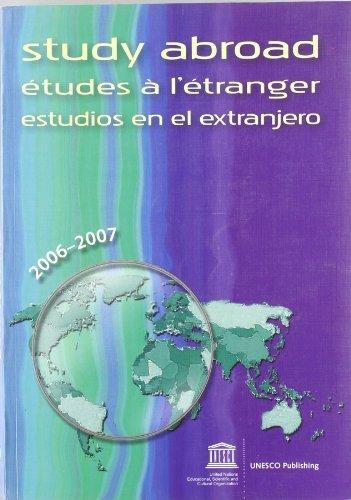 Vorderes Coverbild Estudios en el extranjero 2006-2007
