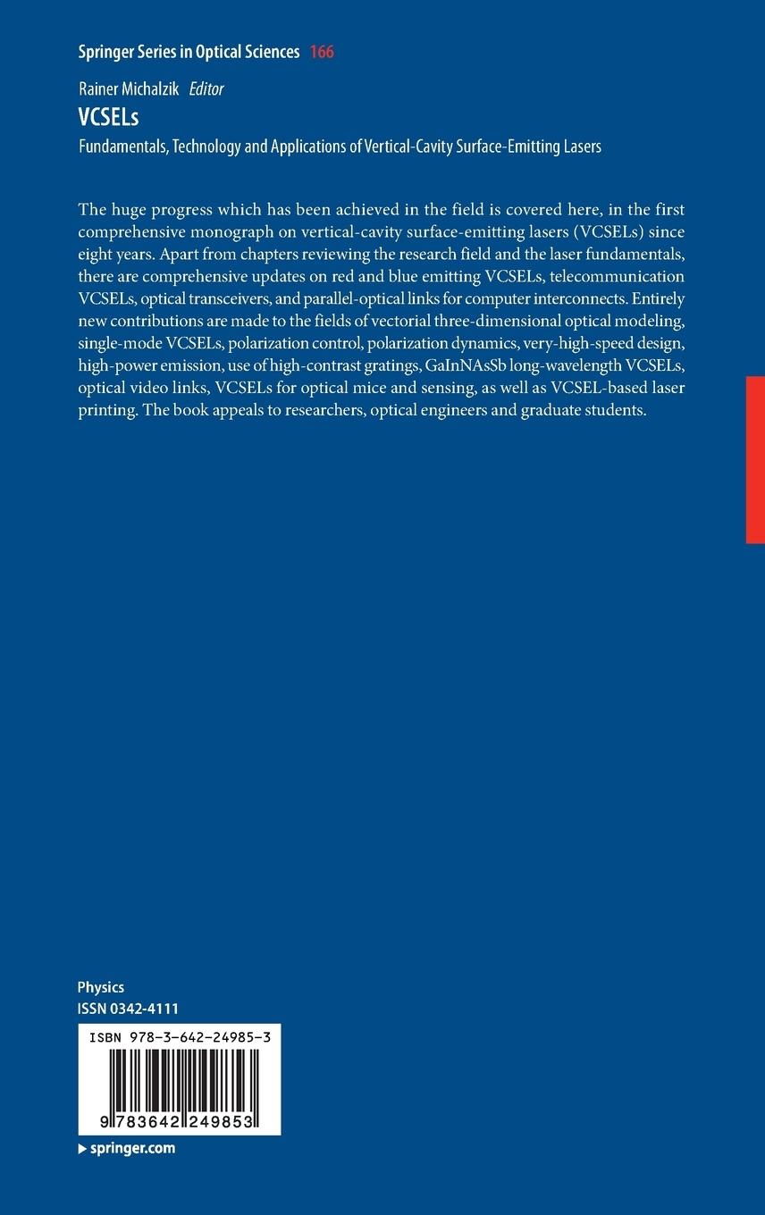 Rückseitencover VCSELs