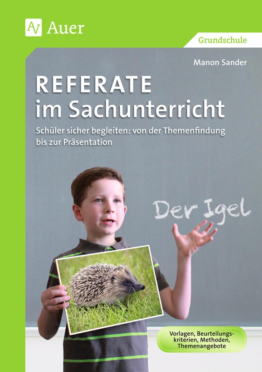 Vorderes Coverbild Referate im Sachunterricht
