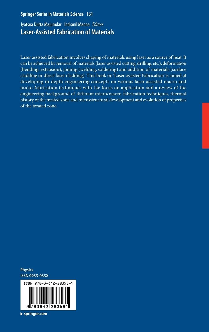 Rückseitencover Laser-Assisted Fabrication of Materials