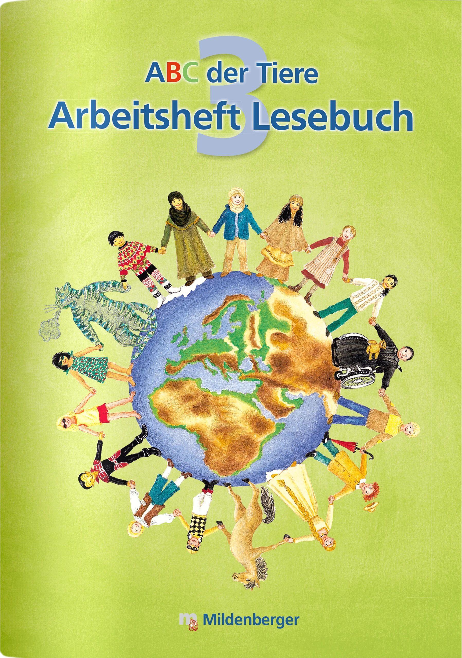 Vorderes Coverbild ABC der Tiere 3 - Arbeitsheft Lesebuch