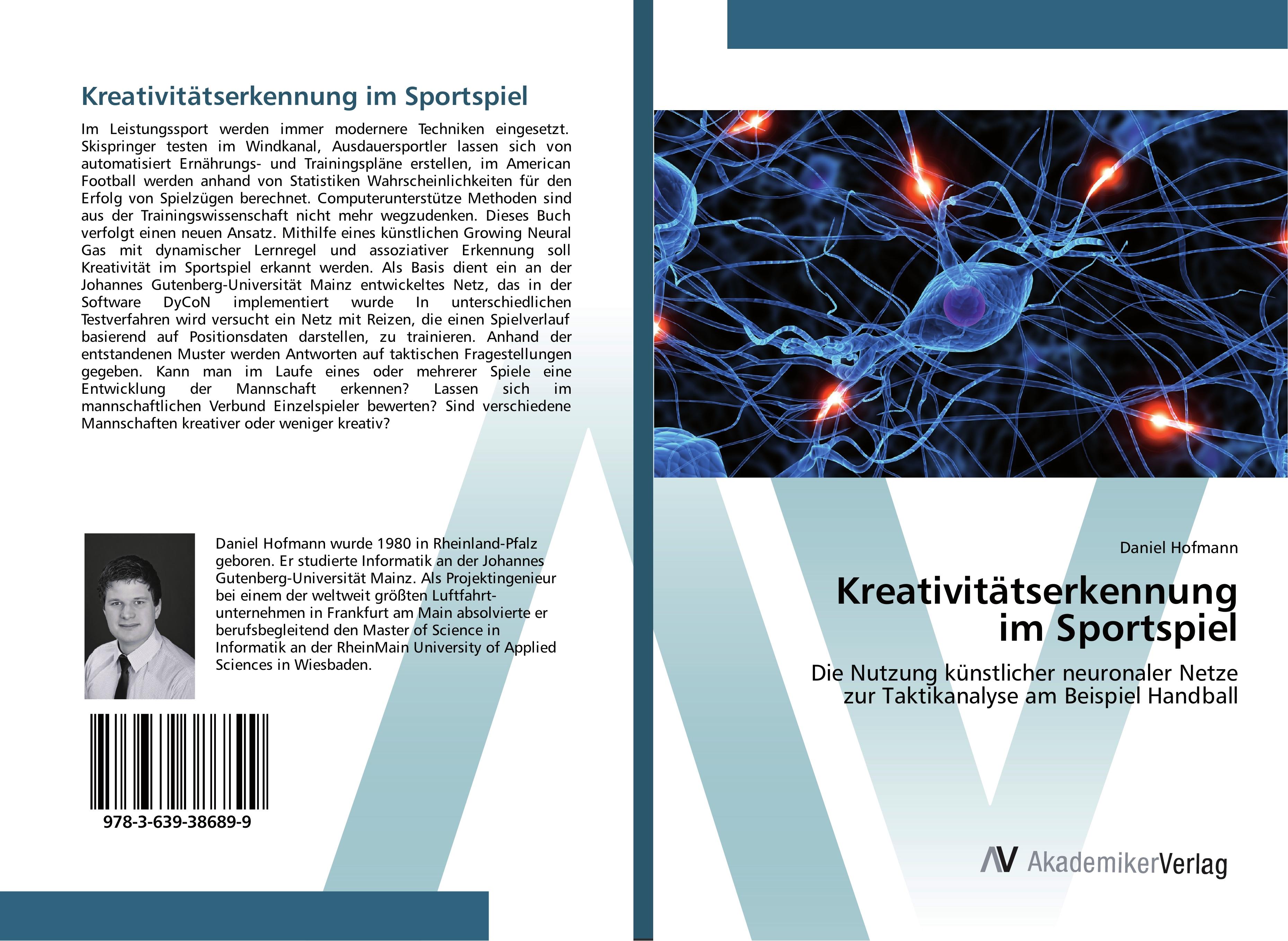 Vorderes Coverbild Kreativitätserkennung im Sportspiel