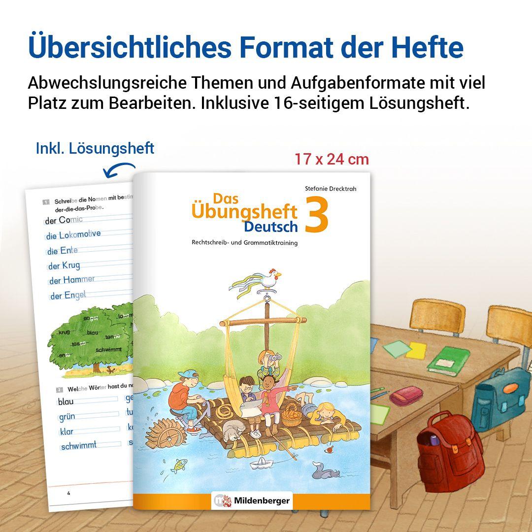 Beispielinhalt (Bild) Das Übungsheft Deutsch 3