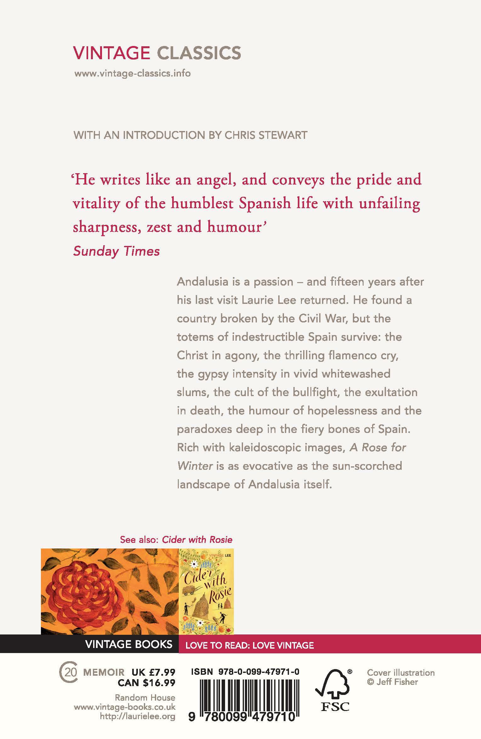 Rückseitencover A Rose For Winter