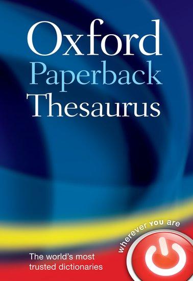 Vorderes Coverbild Oxford Paperback Thesaurus