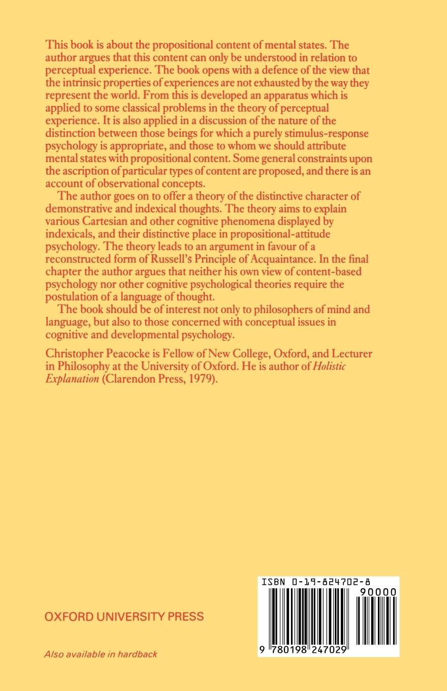 Rückseitencover Sense and Content