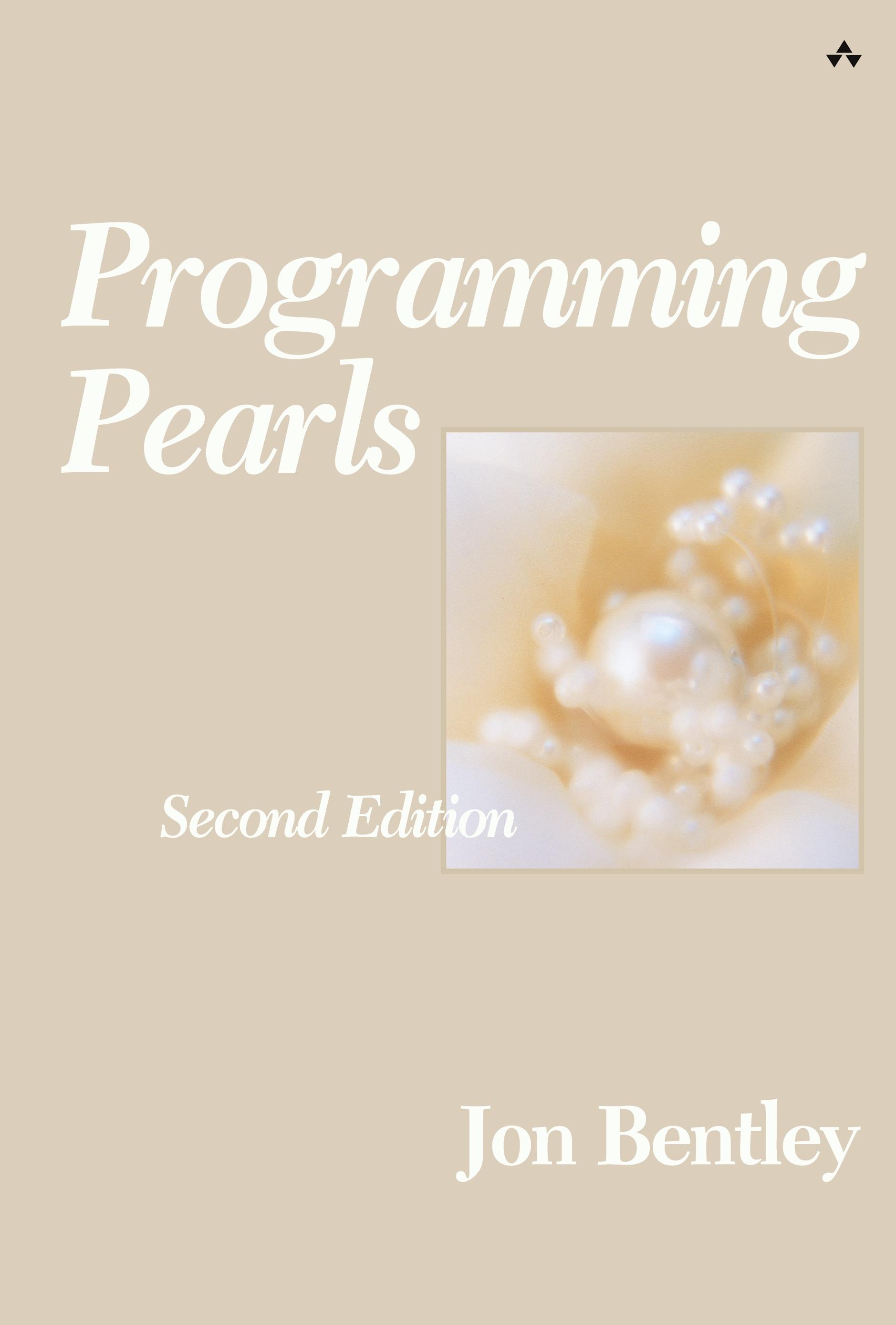 Vorderes Coverbild Programming Pearls
