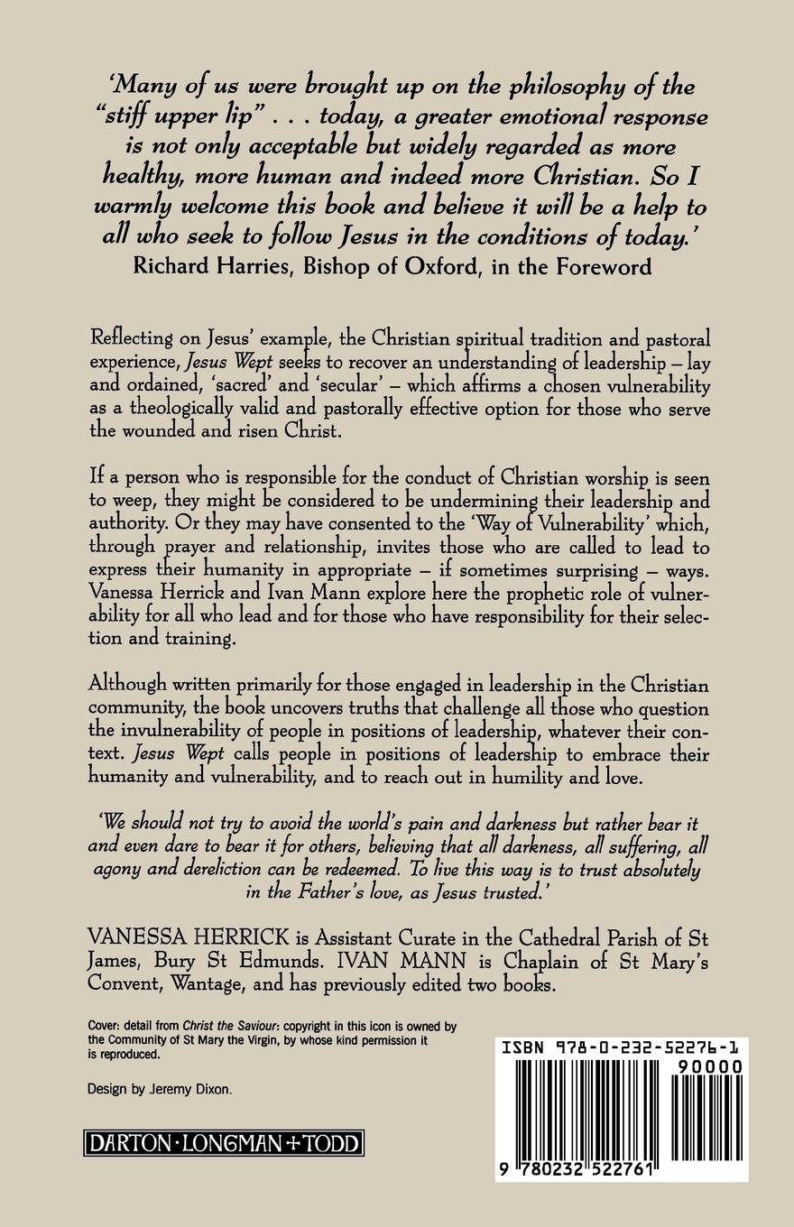 Rückseitencover Jesus Wept