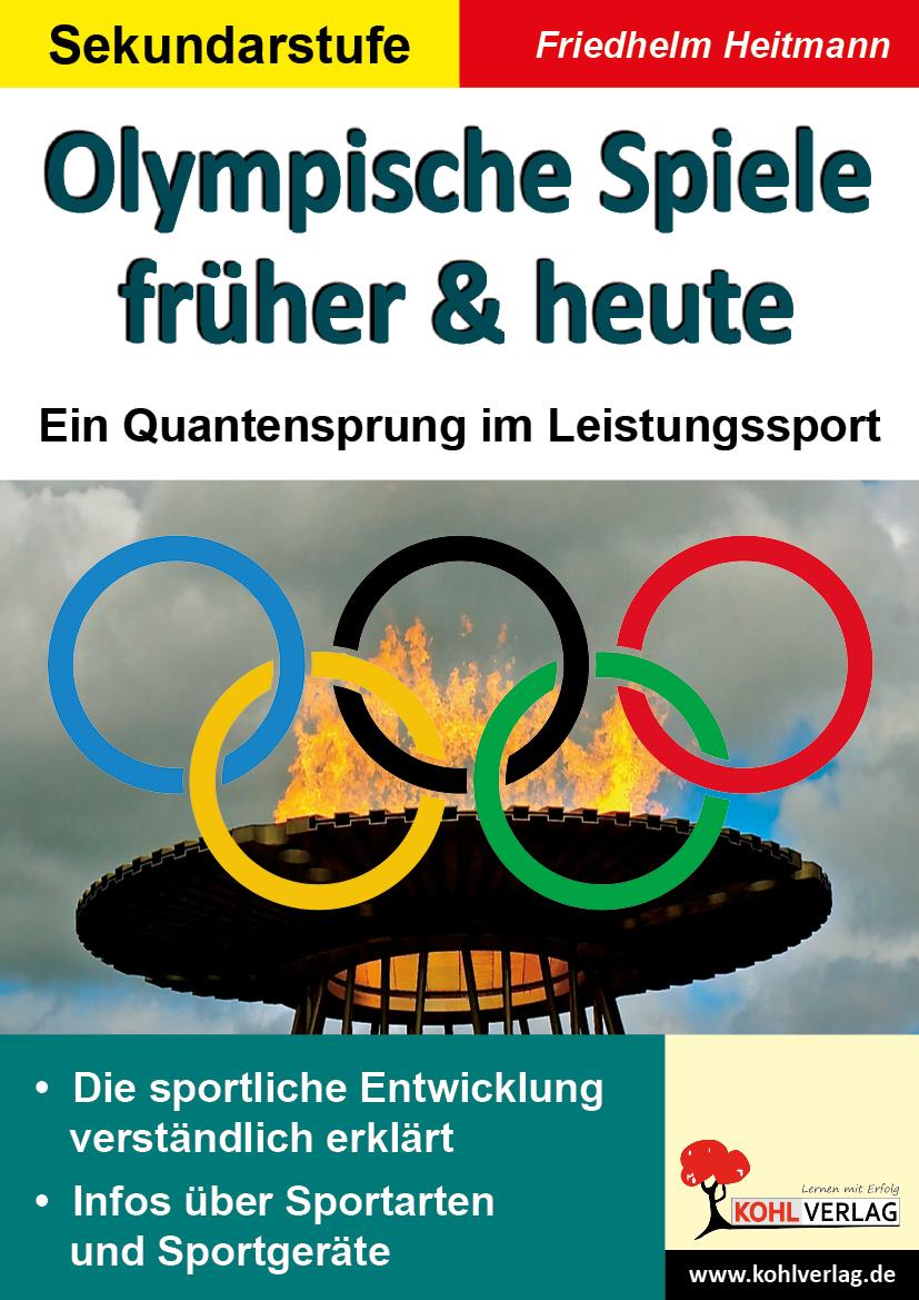 Vorderes Coverbild Olympische Spiele früher & heute. Ein Quantensprung im Leistungssport