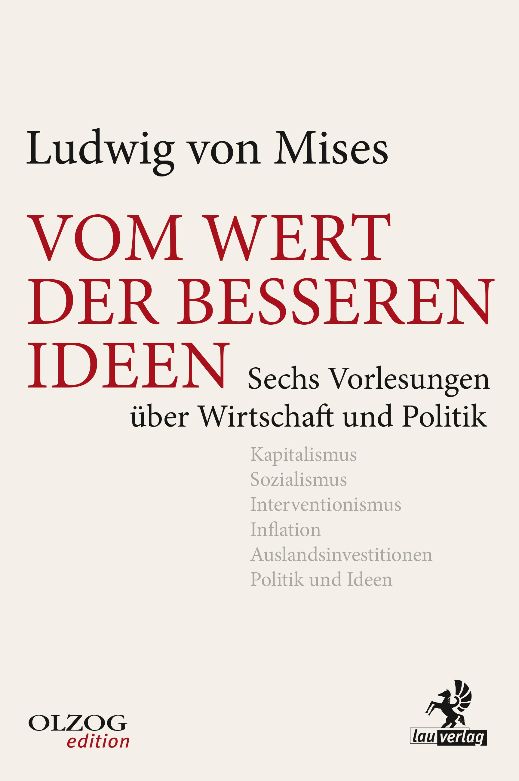 Vorderes Coverbild Vom Wert der besseren Ideen