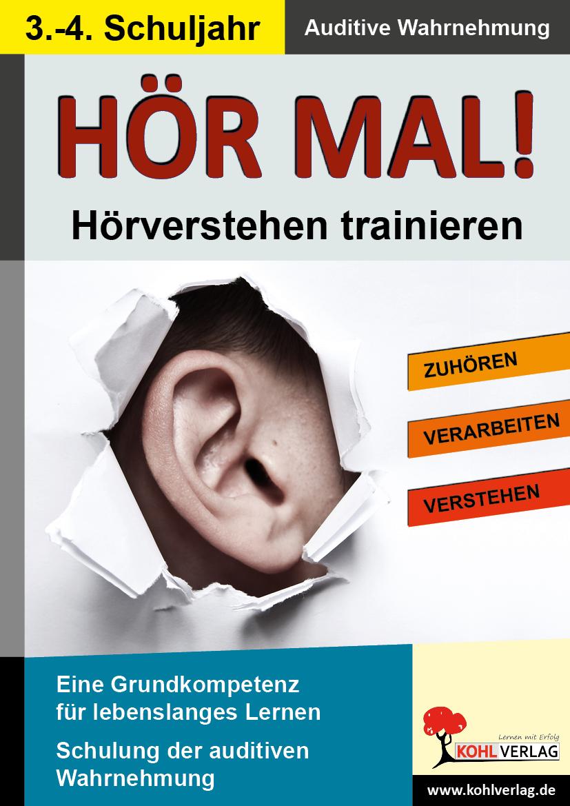Vorderes Coverbild Hör mal! - Hörverstehen trainieren 3. - 4. Schuljahr