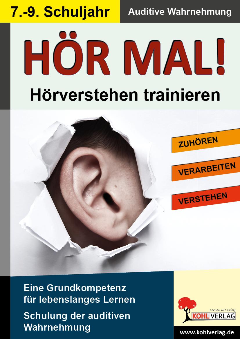 Vorderes Coverbild Hör mal! - Hörverstehen trainieren 7. - 9. Schuljahr