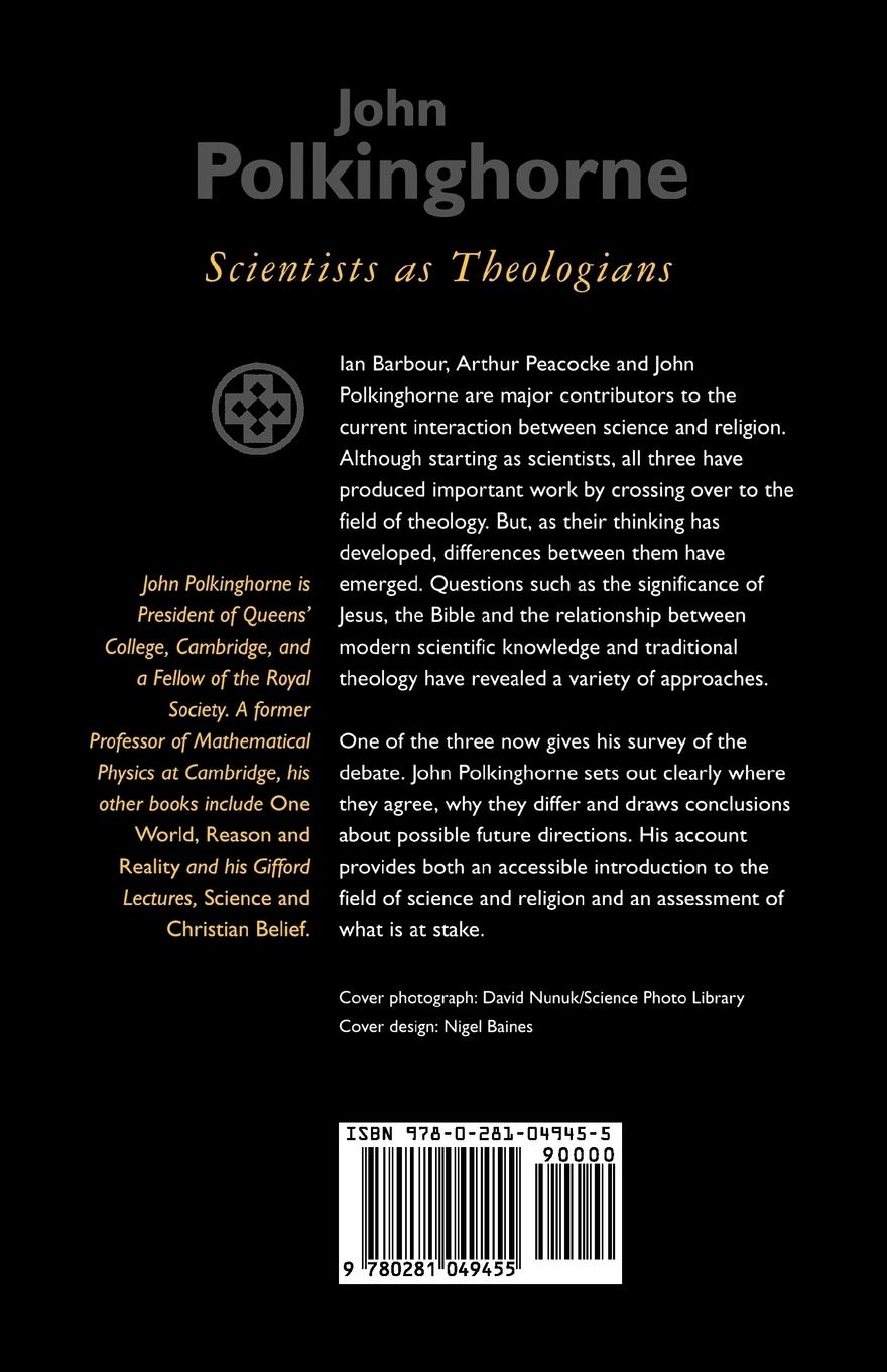 Rückseitencover Scientists as Theologians