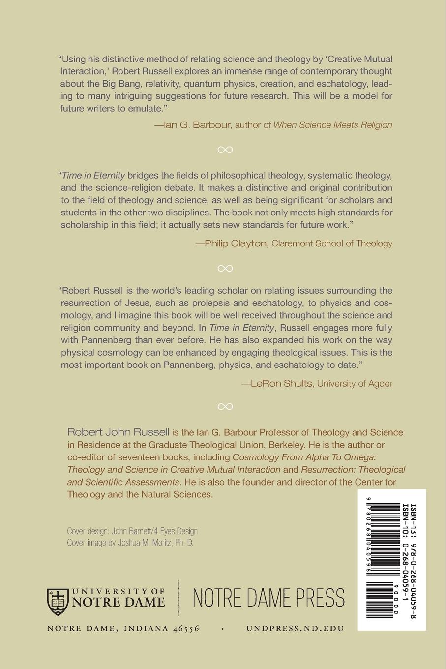 Rückseitencover Time in Eternity