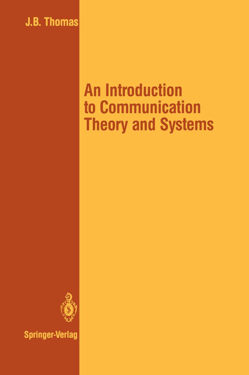 Vorderes Coverbild An Introduction to Communication Theory and Systems