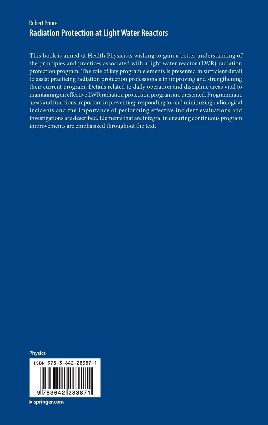 Rückseitencover Radiation Protection at Light Water Reactors