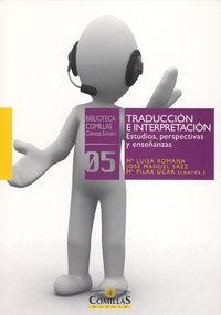 Vorderes Coverbild Traducción e interpretación : estudios, perspectivas y enseñanzas