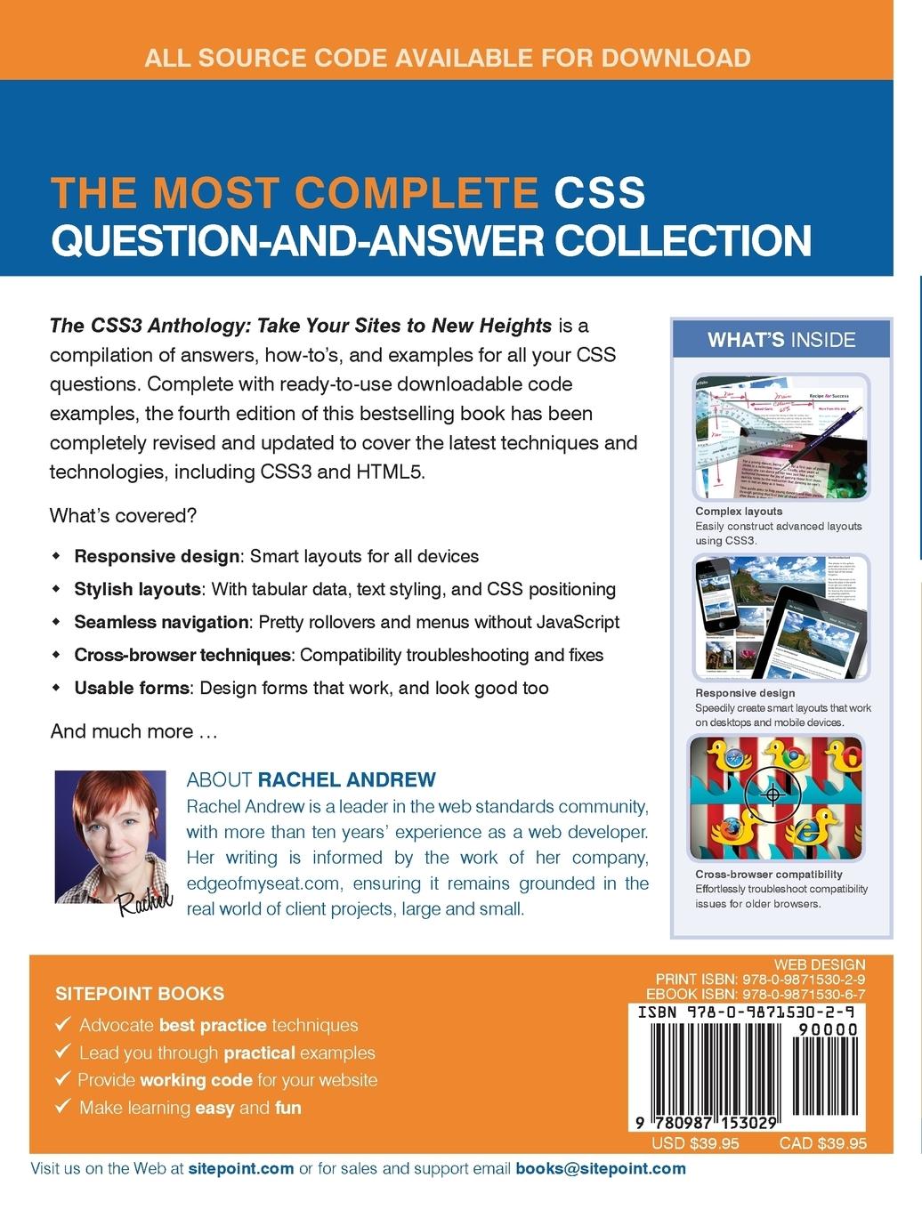 Rückseitencover The CSS3 Anthology