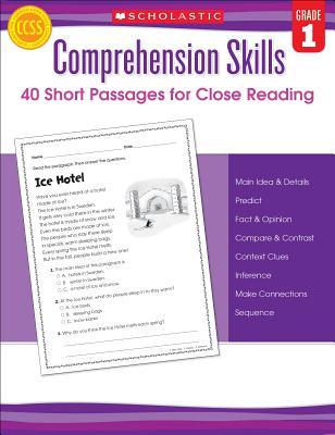 Vorderes Coverbild Comprehension Skills: 40 Short Passages for Close Reading: Grade 1