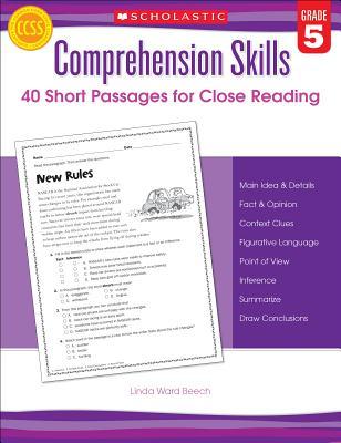 Vorderes Coverbild Comprehension Skills: Short Passages for Close Reading: Grade 5