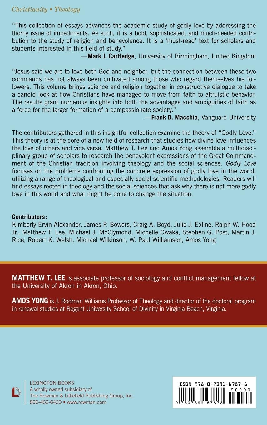 Rückseitencover Godly Love