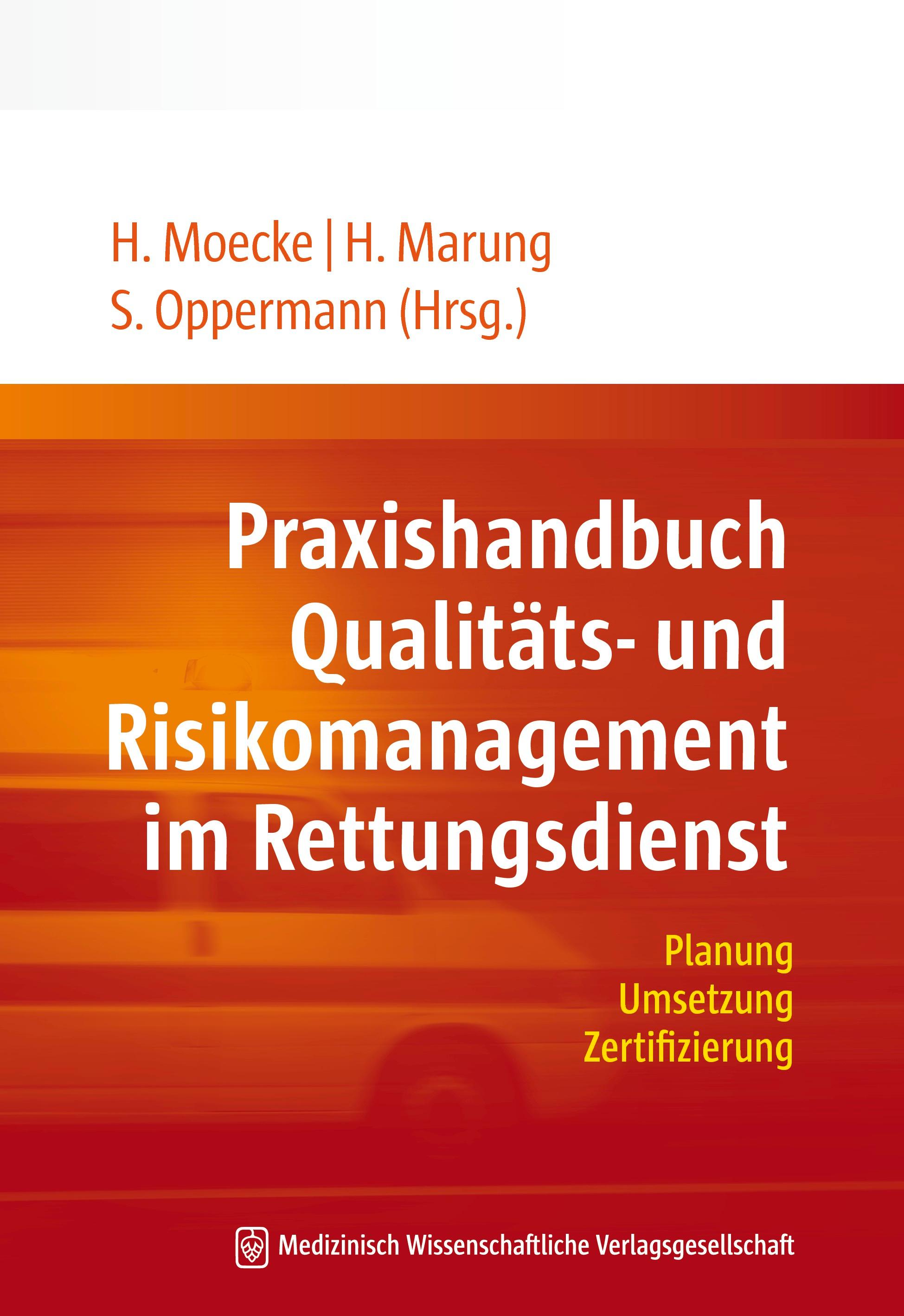Vorderes Coverbild Praxishandbuch Qualitäts- und Risikomanagement im Rettungsdienst