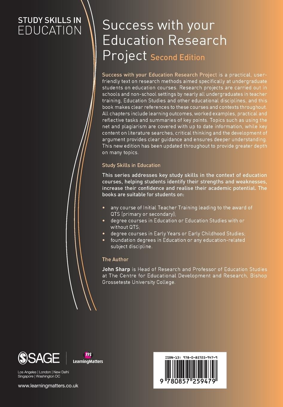 Rückseitencover Success with your Education Research Project