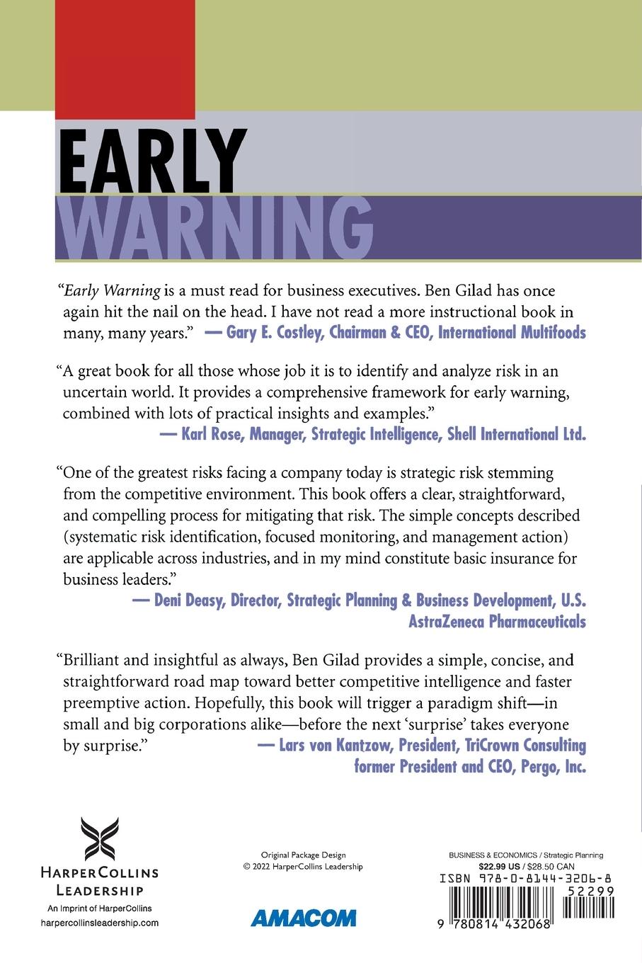 Rückseitencover The Early Warning