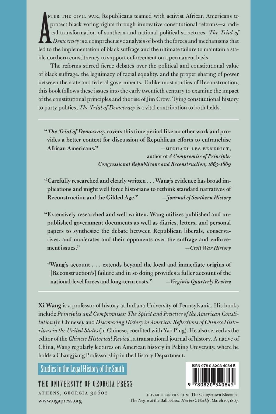 Rückseitencover The Trial of Democracy