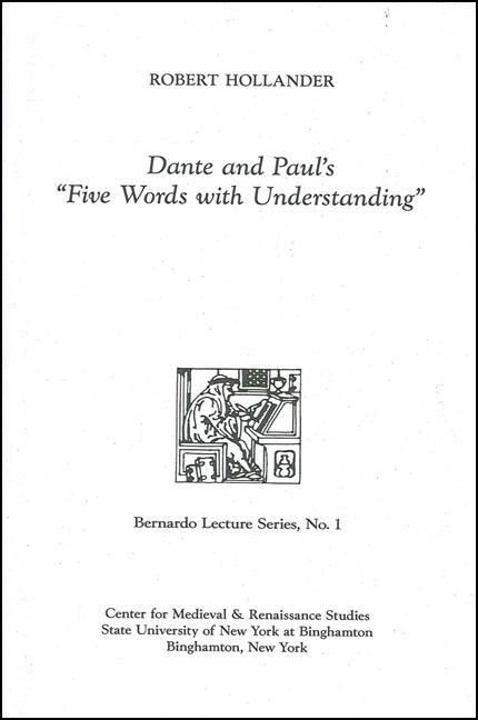 Vorderes Coverbild Dante and Paul's Five Words with Understanding