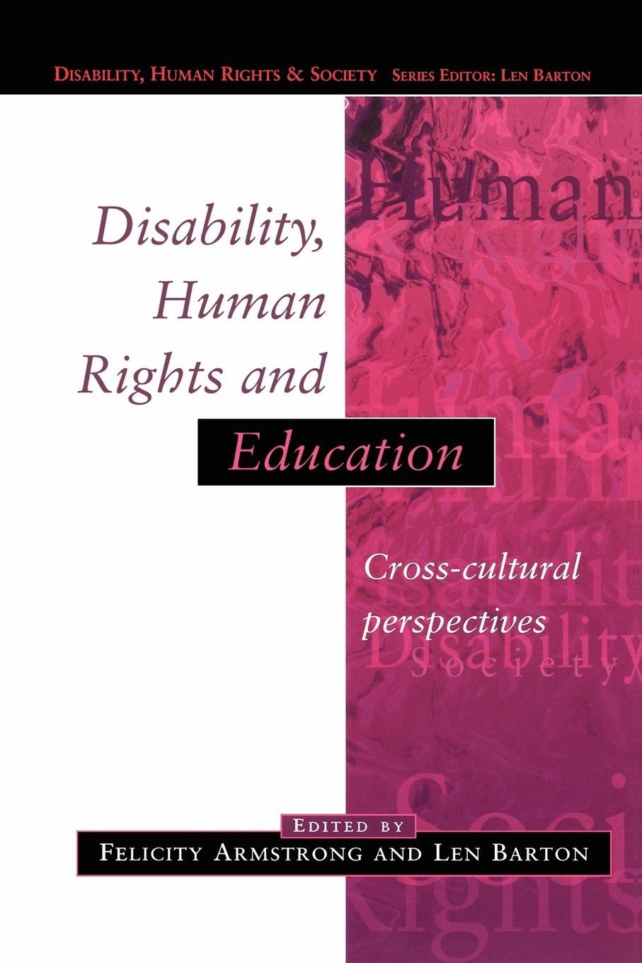 Vorderes Coverbild Disability, Human Rights and Education