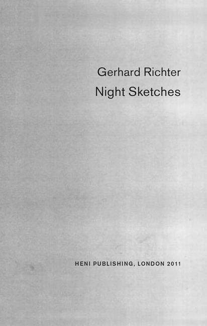 Vorderes Coverbild Gerhard Richter: Night Sketches