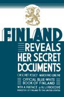 Vorderes Coverbild Finland Reveals Her Secret Documents
