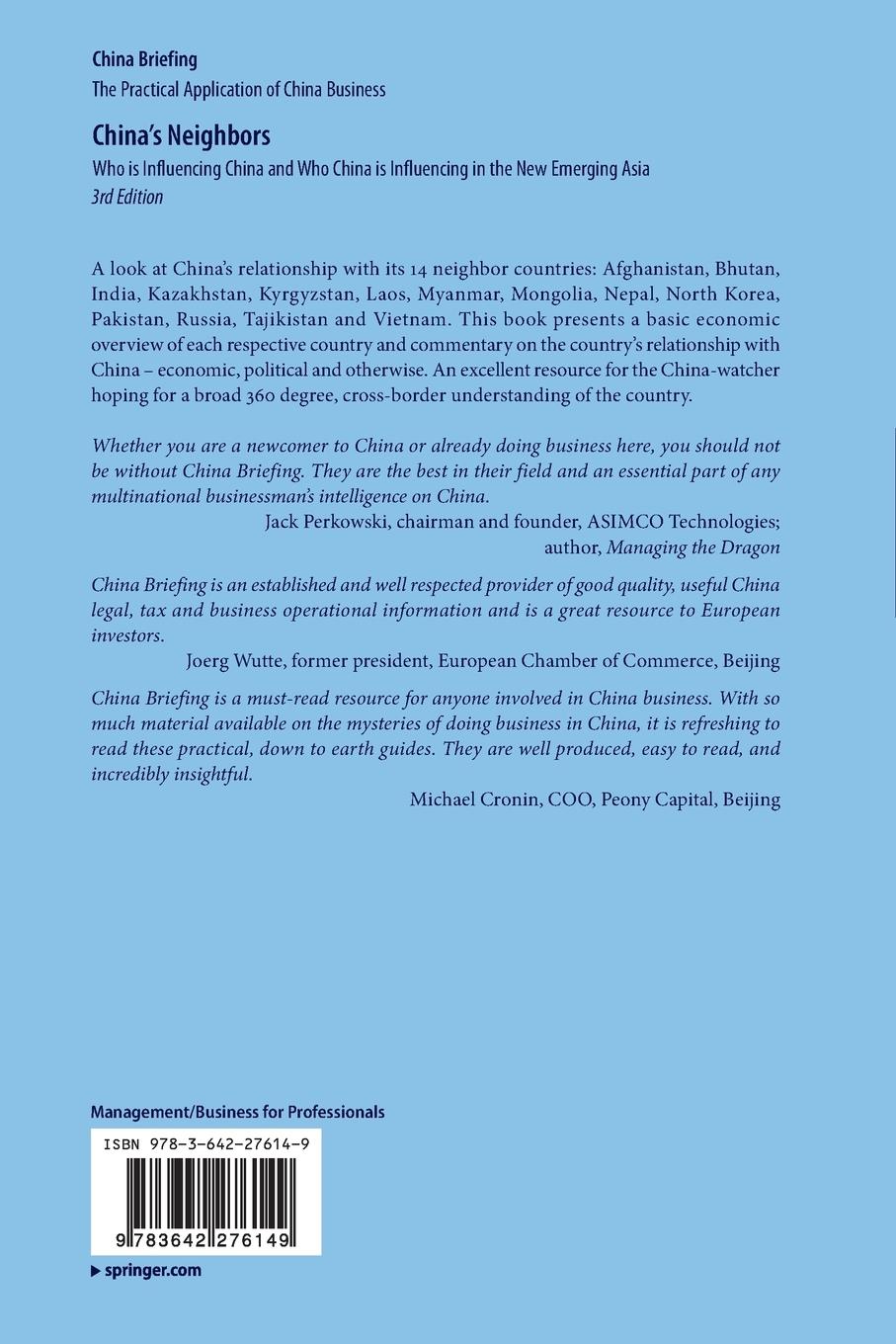 Rückseitencover China's Neighbors