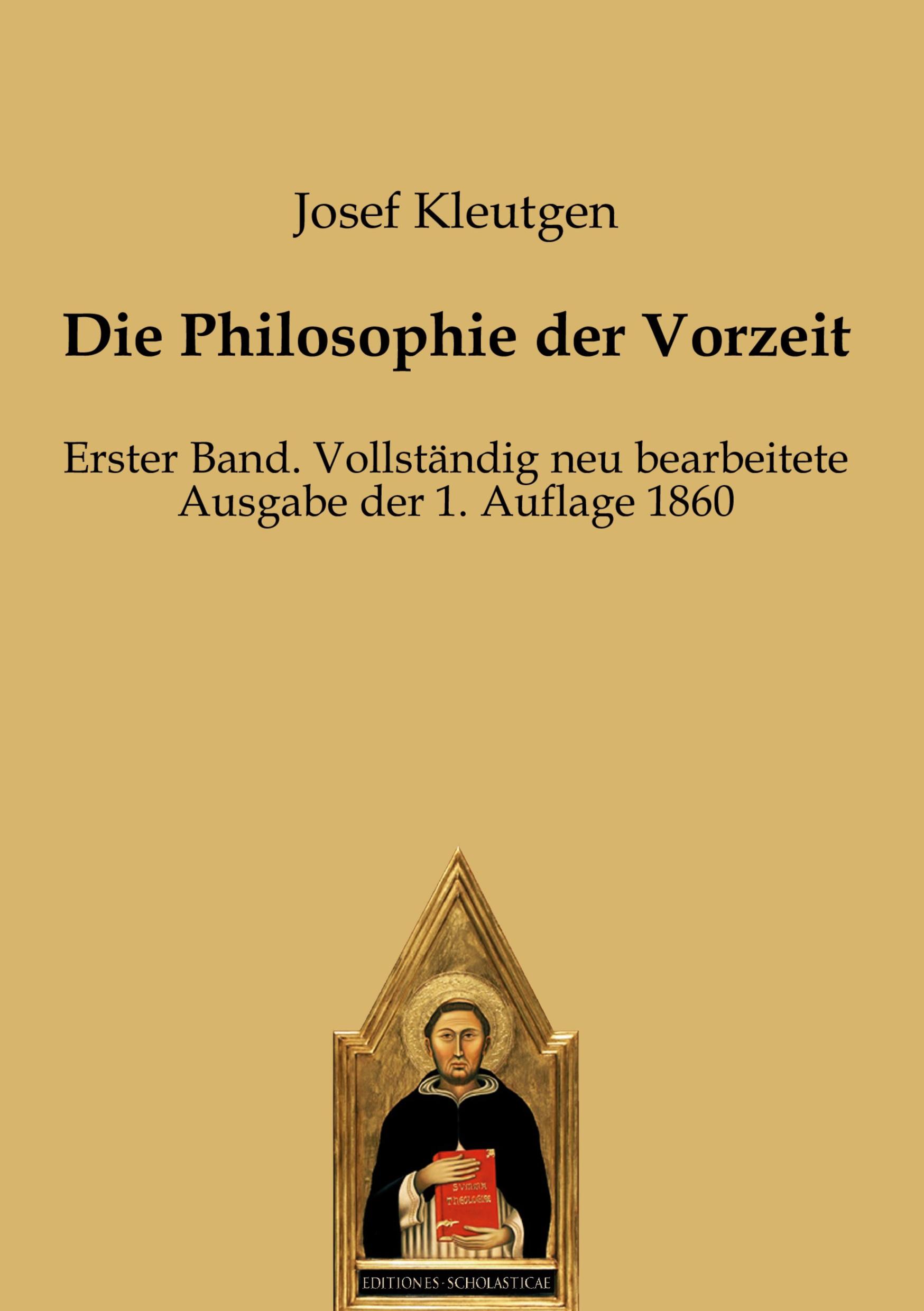 Vorderes Coverbild Die Philosophie der Vorzeit