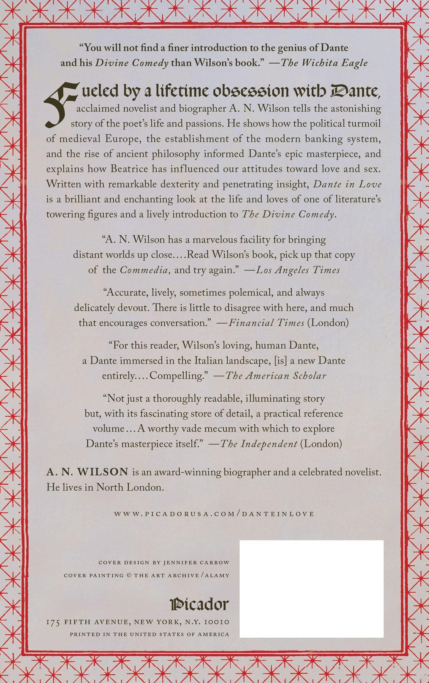 Rückseitencover Dante in Love