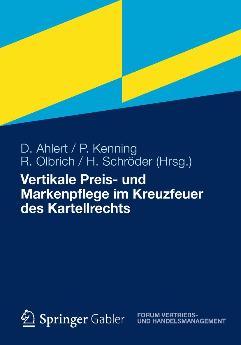 Vorderes Coverbild Vertikale Preis- und Markenpflege im Kreuzfeuer des Kartellrechts
