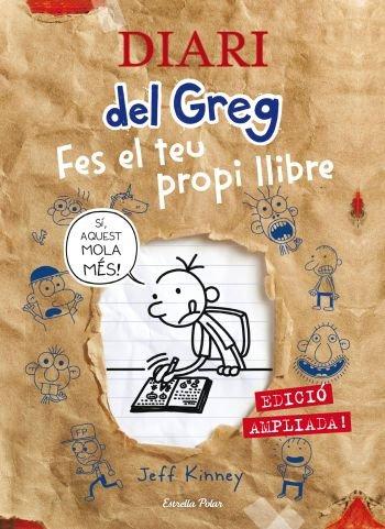 Vorderes Coverbild Diari del Greg. Fes el teu propi llibre