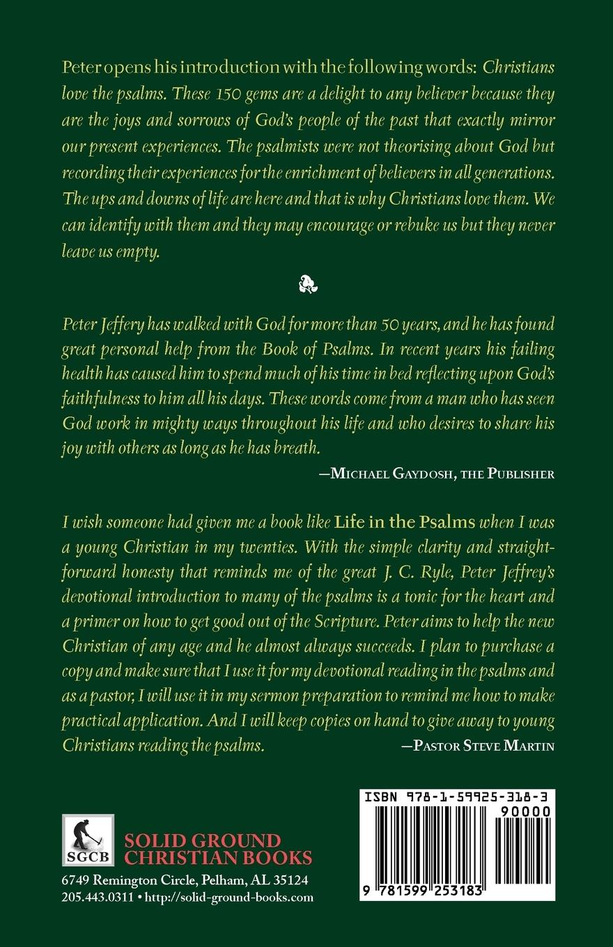 Rückseitencover Life in the Psalms: Reflections on the Greatest Devotional Book in the World
