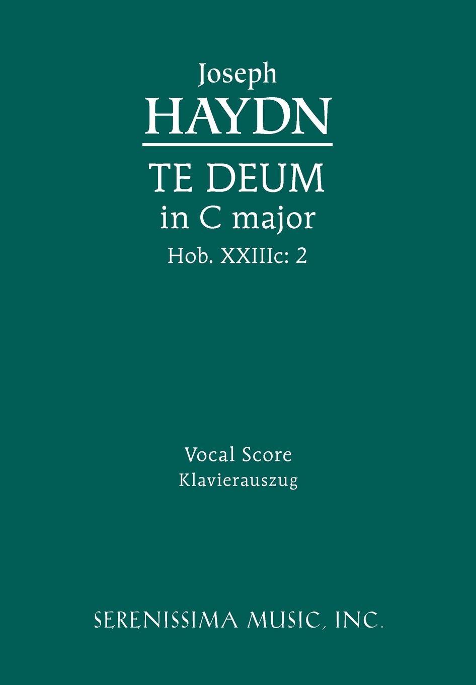 Vorderes Coverbild Te Deum in C major, Hob.XXIIIc.2