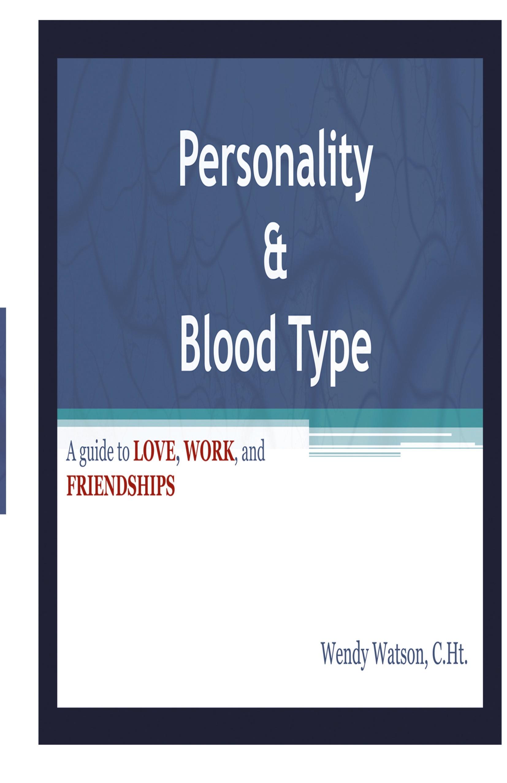 Vorderes Coverbild Personality & Blood Type