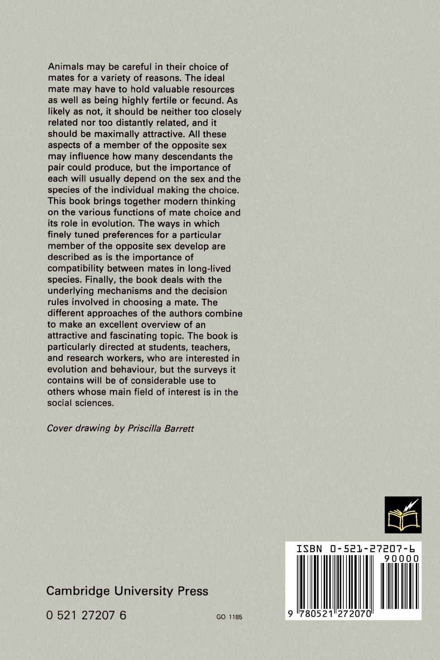 Rückseitencover Mate Choice