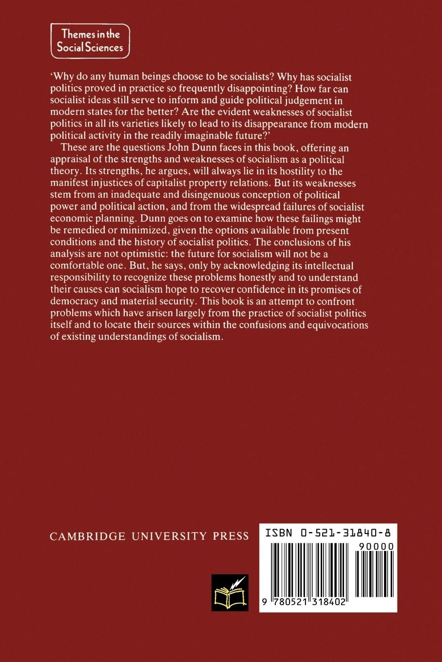 Rückseitencover The Politics of Socialism
