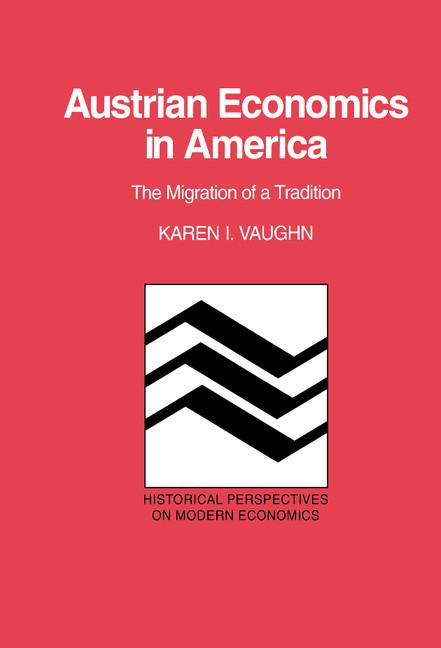 Vorderes Coverbild Austrian Economics in America