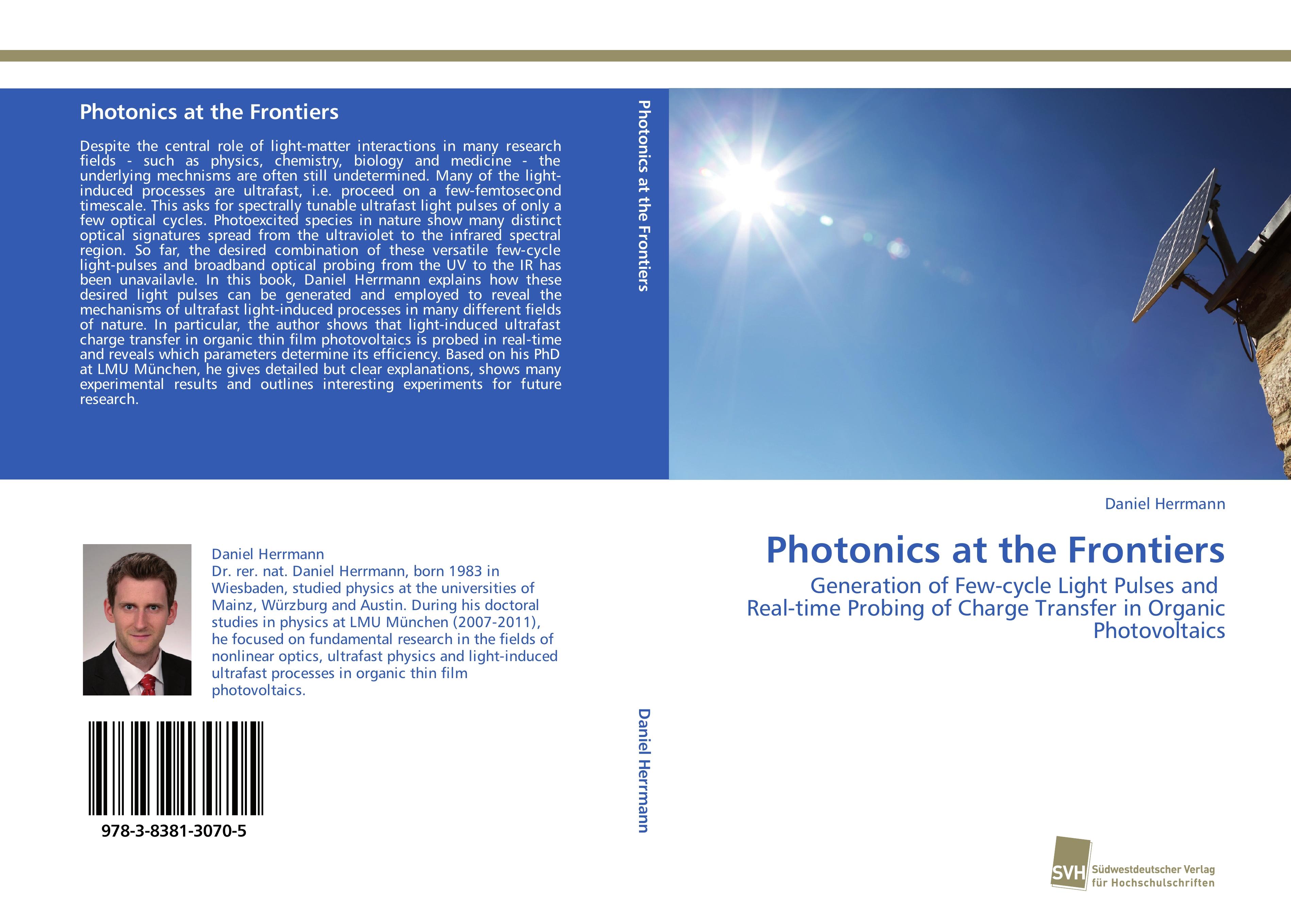 Vorderes Coverbild Photonics at the Frontiers