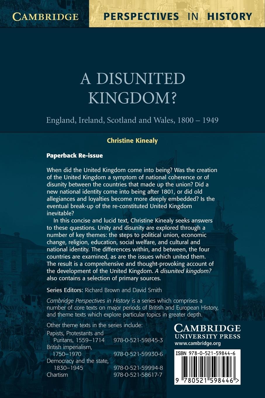 Rückseitencover A Disunited Kingdom?